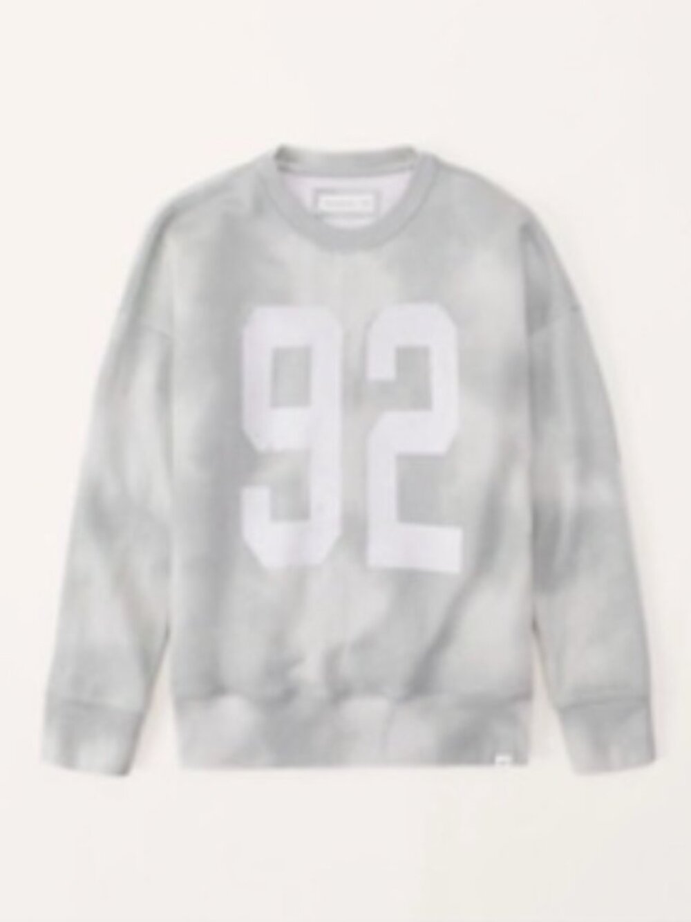Abercrombie Green Dye Varsity Graphic Crew Sweatshirt + Shorts